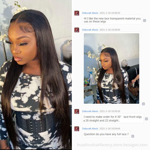 Wholesale Transparent HD Full Lace Front Wigs With Baby Hair, HD Full Lace Human Hair Wigs, Glueless Full HD Lace Wig